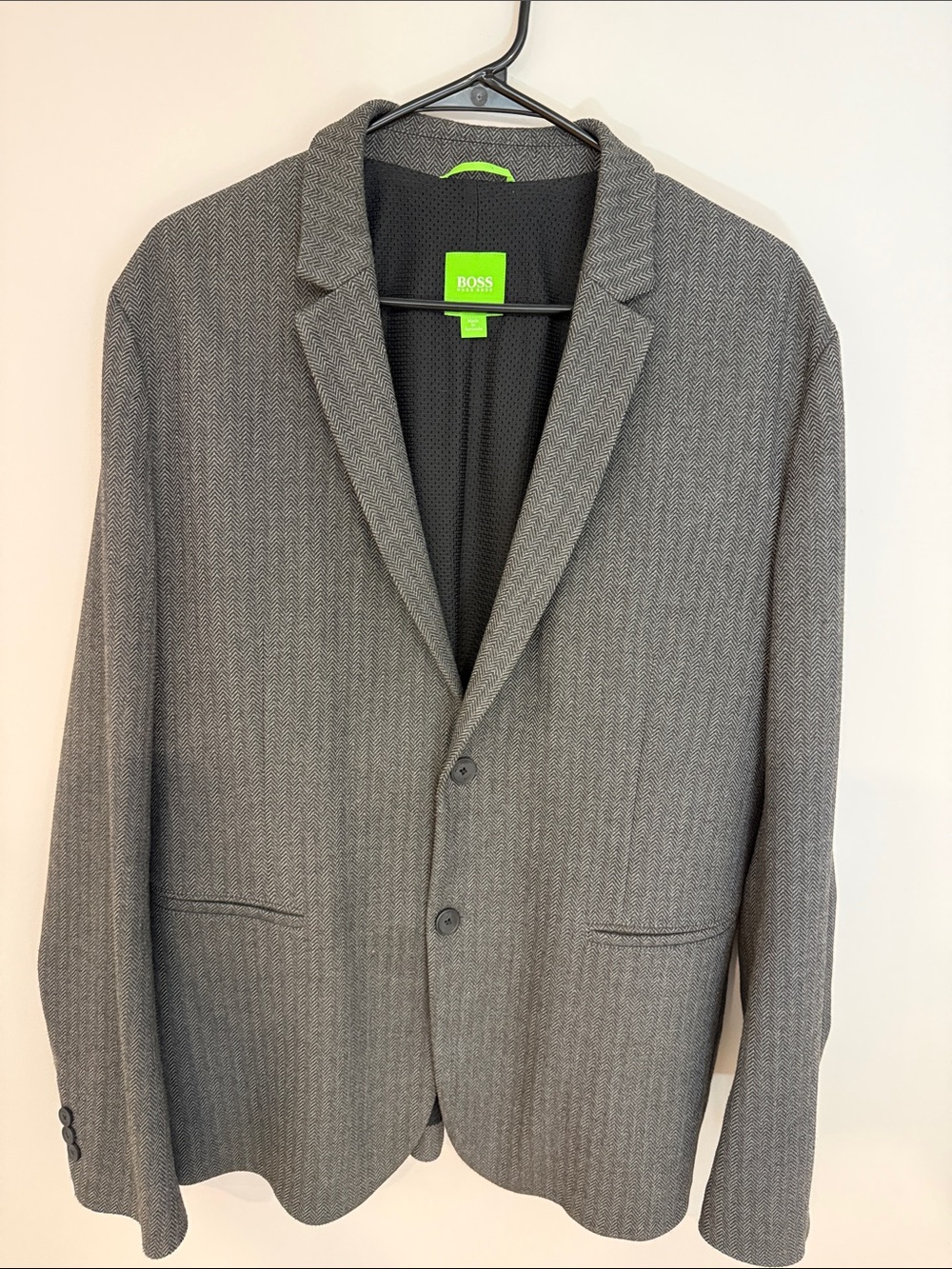 BOSS Gray Herringbone Sport Coat